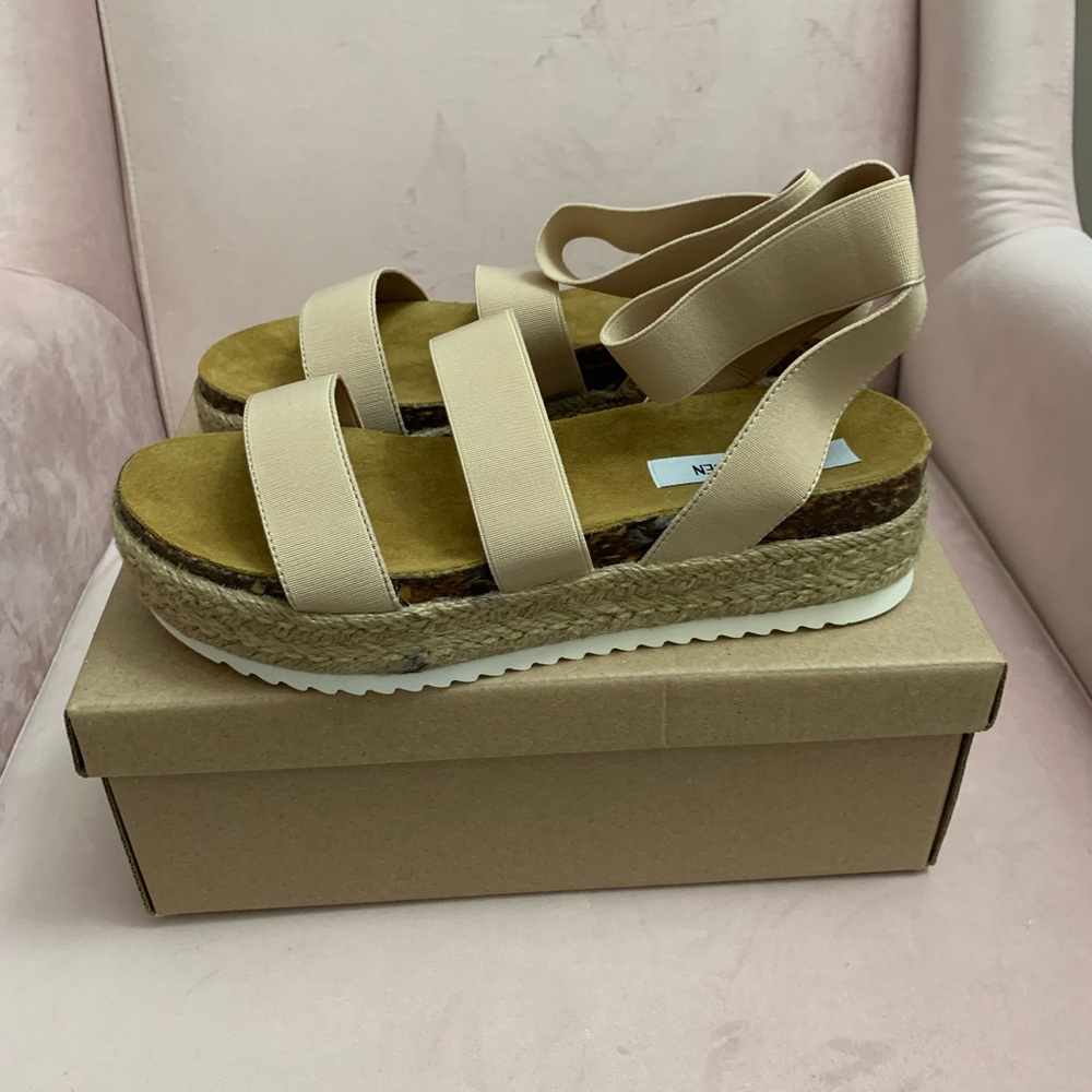 Steve Madden Kimmie Sandals - Blush and Black